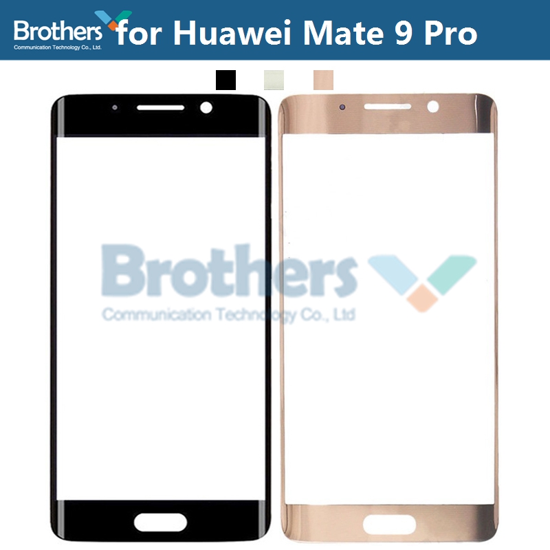 Lentille extérieure en verre avant pour Huawei Mate 9 Pro Mate9Pro verre d'écran tactile pour Mate9Pro avant LCD verre lentille téléphone remplacement