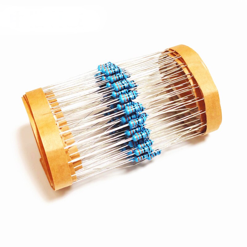 Resistencia de película metálica para reparación de Airbag de coche, 1/4W, 1%, 2ohm, 2,2 ohm, 2,7 ohm, 3Ohm, 3,3 ohm, 6 tipos de kit electrónico