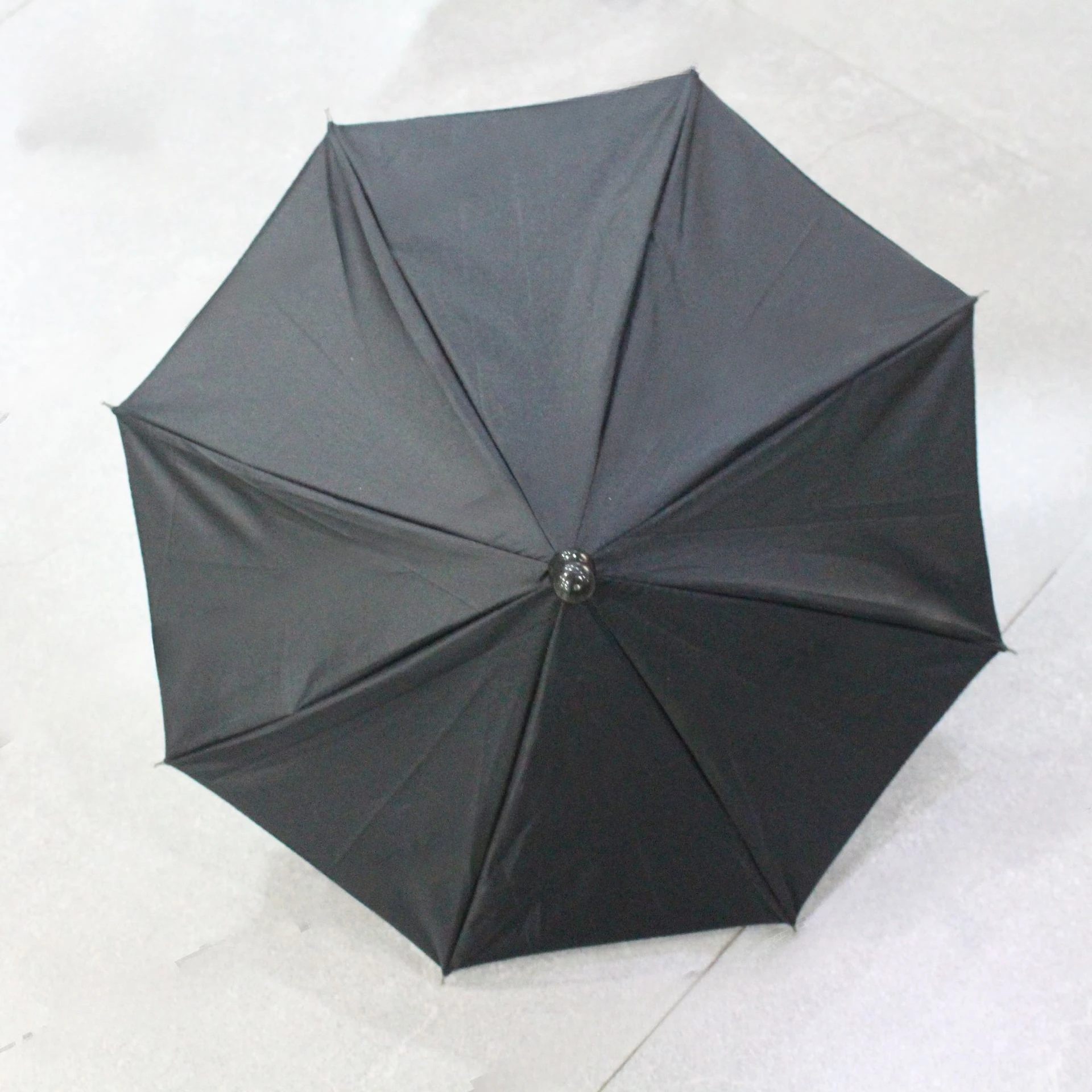 Magische Paraplu-Goocheltruc (33Cm Lengte) Magisch Apparaat Zijde Tot Paraplu 'S Podium Magisch Accessoire: Black