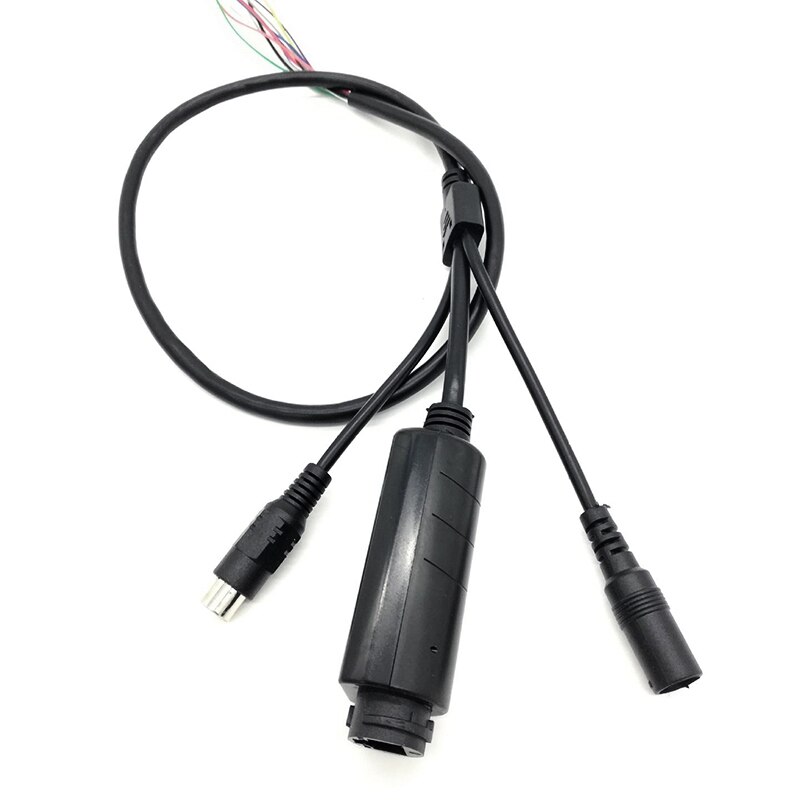 Cable POE impermeable FS5712R negro con o ISO 1500V aislamiento de alto voltaje 10/100M Cable Poe impermeable