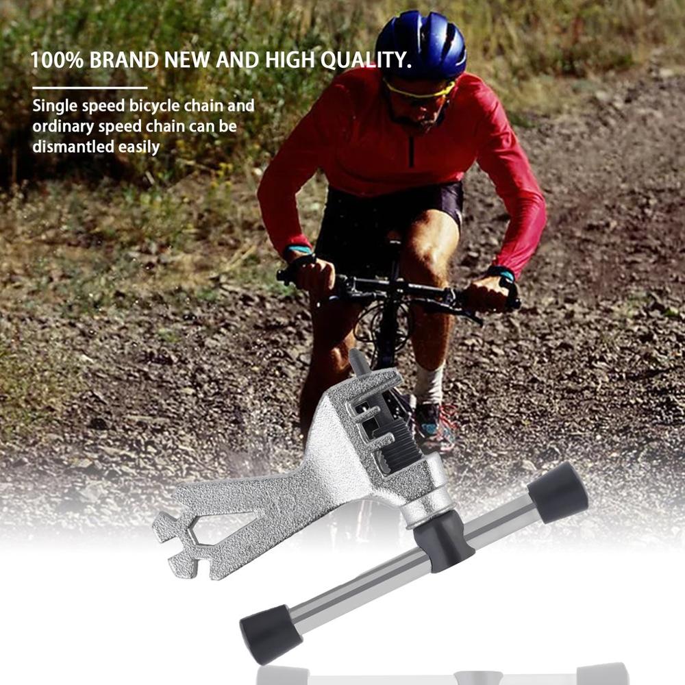 Mini Bike Cycling Bicycle Chain Breaker Splitter Cutter Repair Tool With Spoke Wrench