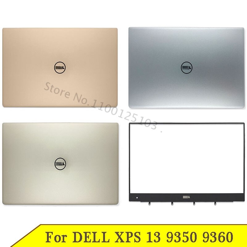 Een B Cover Voor Dell Xps 13 9350 9360 Serie Laptop Lcd Back Cover Voorkant 0V9NM3 V9NM3 0114pc 114Pc Zilver Goud Rose-Goud