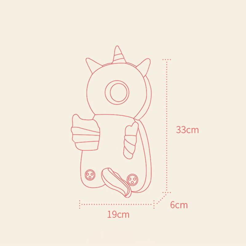 Super Kopfstütze Neugeborenen Baby Kopf Schutz Kissen Karikatur Weich Sicherheits Kissen Aufkleber Schmetterling Rucksack Schutz cool Spielzeug