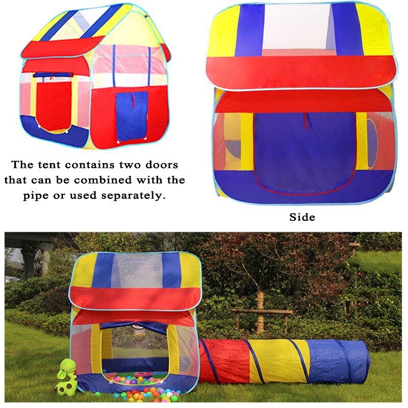 Tent For Baby Ball Pool Pit Toys Marine Ball Fence Indoor Outdoor Game Assembling Game Fence Portable Pool Foldable With Basket