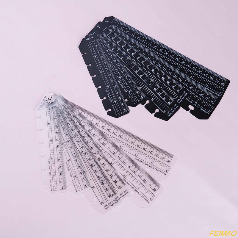2pcs A5 A6 A7 Black White Bookmark Rulers Thicker ... – Vicedeal