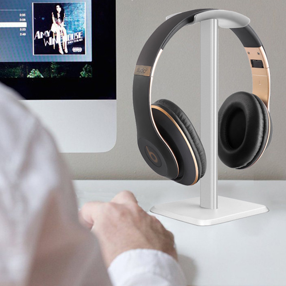 Universal- Headset Ständer Abnehmbare Kopfhörer Halfter Spielen Headset Halterung Aluminium Legierung Kopfhörer Anzeige Gestell Aufhänger