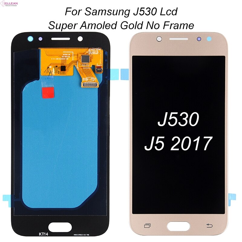 HH Amoled J530F J5 2017 Lcd para Samsung Galaxy J5 Pro Display J530 LCD com conjunto de digitador de tela de toque Frete grátis: Super Amoled Gold