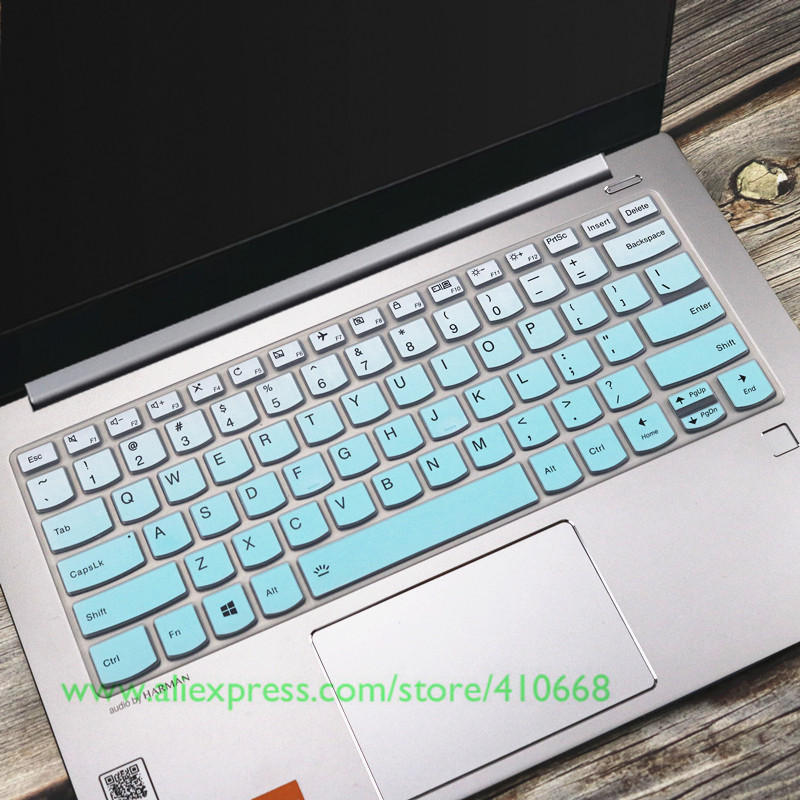 Til lenovo ideapad  s145 l340 s340 14 ast 14 iwl 14 igm 14 ikb  s145-14 ast  s145-14 ikb  s145-14 iwl  s145-14 igm 14 " laptop tastatur cover: Gradvis skyblue