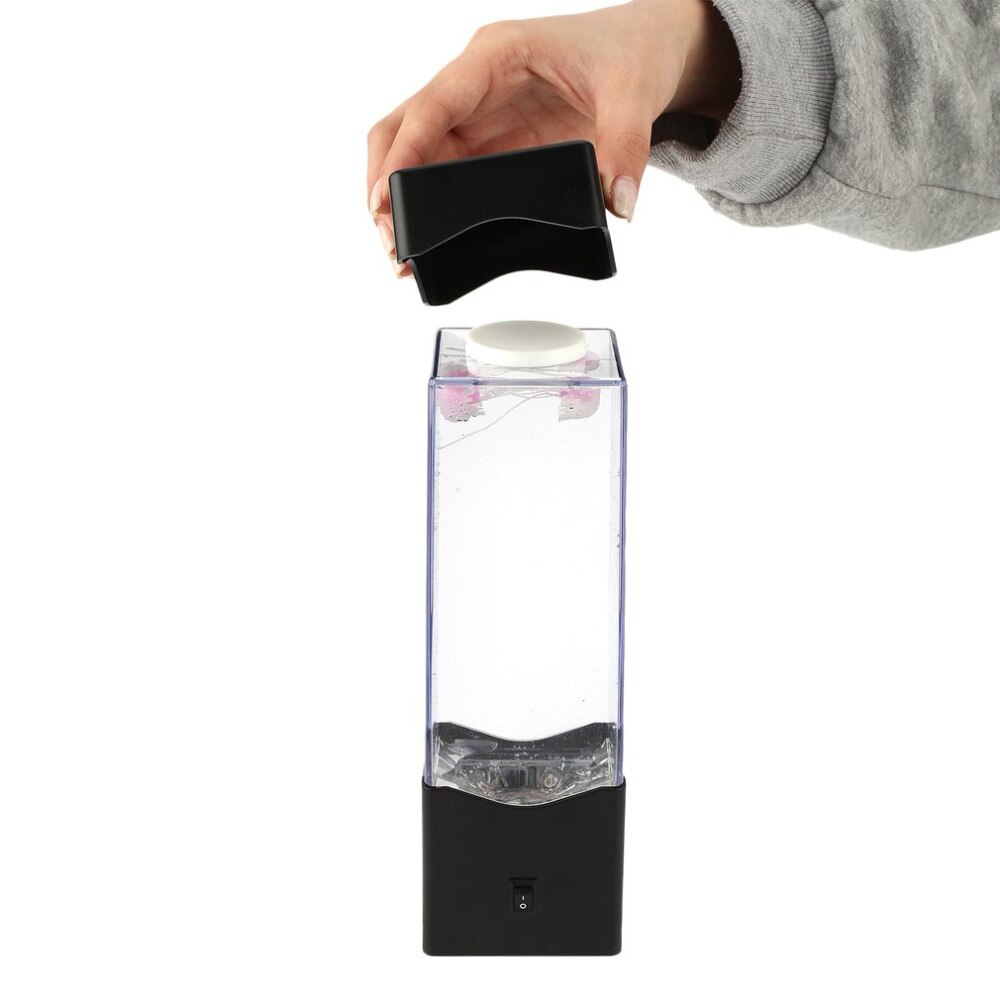 ICOCO Quallen Wasser Ball Aquarium Panzer LED-leuchten Lampe Entspannen Nacht Stimmung Licht für Wohnkultur Lampe für Art freund