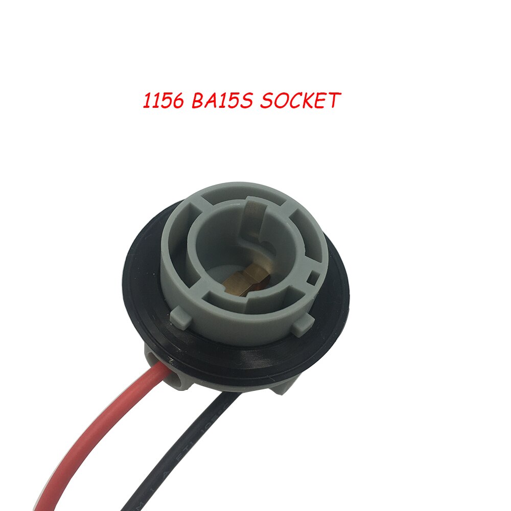 1156 1157 Bulb Socket Female BAY15D BA15S P21W Lamp Holder P21/5W Adapter Base Connector For Brake light Plastic Car Accessories