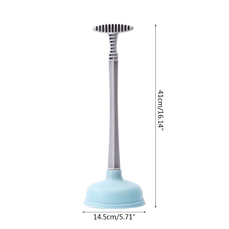 Desatascador de émbolo para inodoro, herramienta de eliminación de atascos para limpiador de te, desatascador para baño, cocina, fregadero, desagüe, ducha y bañera