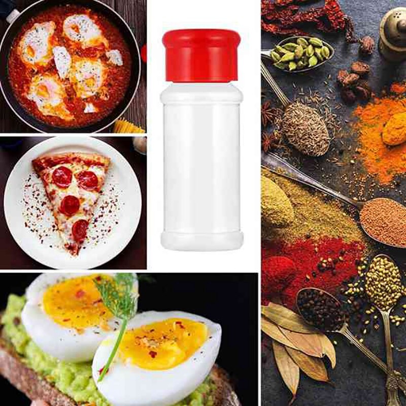 20 piezas de especias sal pimienta condimento botella de polvo de sal tarro de almacenamiento de caja de condimento de cocina contenedor herramientas