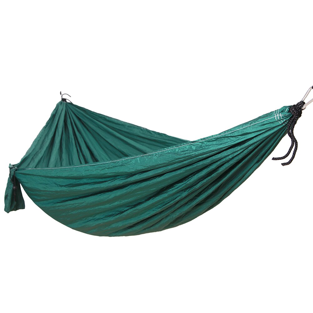 Hamaca portátil para exteriores, para viajes, supervivencia, caza, cama para dormir, hamaca para relajarse, 2 correas, 2 mosquetones: M