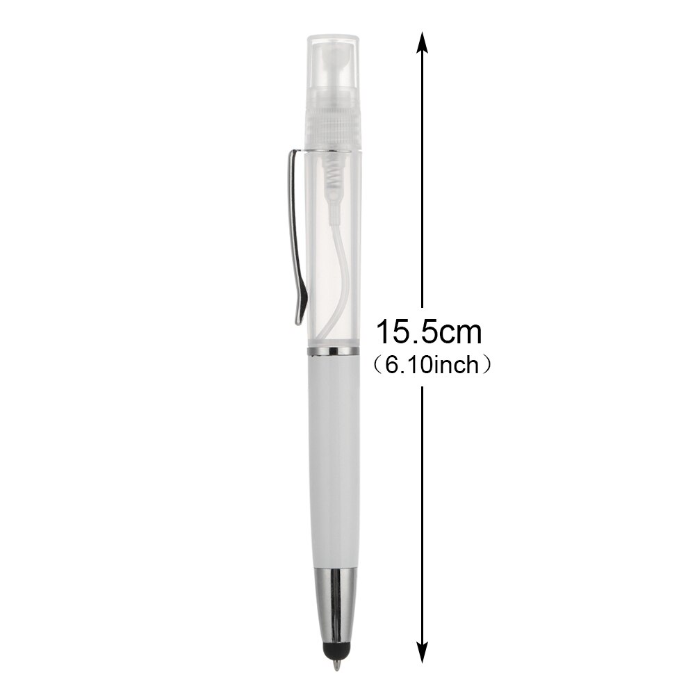 1 PC Portable Multifunction Spray Ballpoint Pen Refillable Disinfectant Pen Practical Mini Travel Perfume Bottle Writing Tools