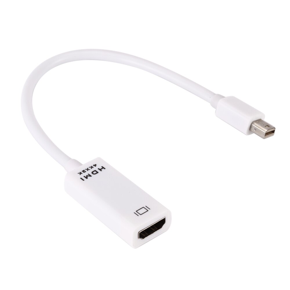 Mini Displayport Cable a HDMI 4k TV proyector Projetor DP 1,4 convertidor de puerto de pantalla para Mac Mini Apple Macbook Air Pro: Blanco