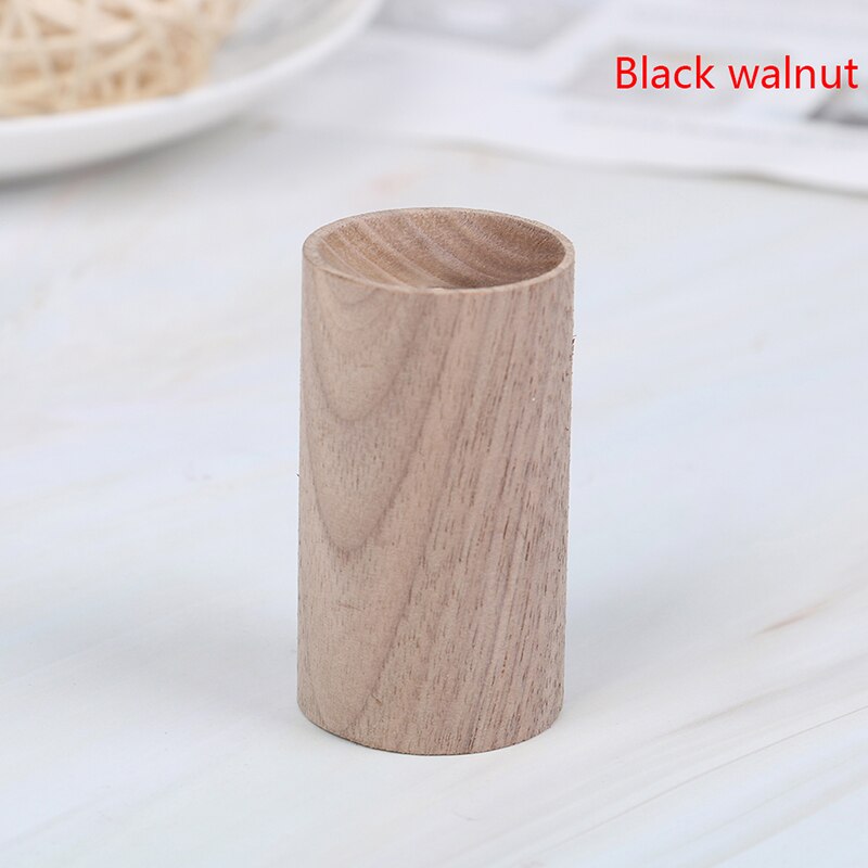 1PC drewniany dyfuzor olejków eterycznych olejek zapachowy dyfuzor robić aromaterapii ekologiczny naprężenie ulga odświeżający powietrze strona główna pomoc w leczeniu zaburzeń snu: 3x5.5cm czarny orzech włoski