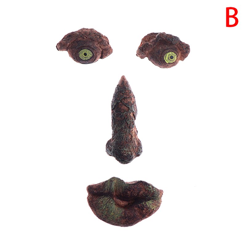Outdoor Tree Funny Old Man Face Sculpture Whimsical Tree Face Garden Decoration Old Man Tree Hugger Garden Peeker Yard Art: B