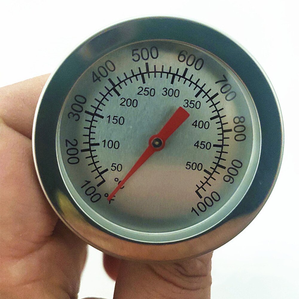 Rvs Grill Thermometer 50 ~ 400 Graden Bbq Temperatuurmeter Celsius Veilig Vochtbestendige Stevige Nauwkeurige Voor Keuken