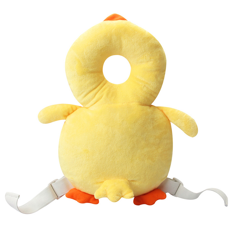 Grote Baby Hoofdbescherming Kussen Nek Veilig Kussen Zacht Ademend Baby Anti-Val Kussen Baby Peuter Slaap Klepstandsteller: H 32 X 14cm Duck