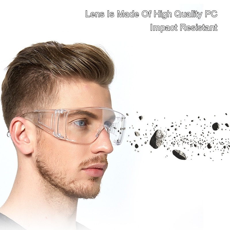 Safety Glasses Anti-Splash Impact-Resistant PC Lens Work Safety Goggles For Lab DIY Kids/Adult Eyes Protection