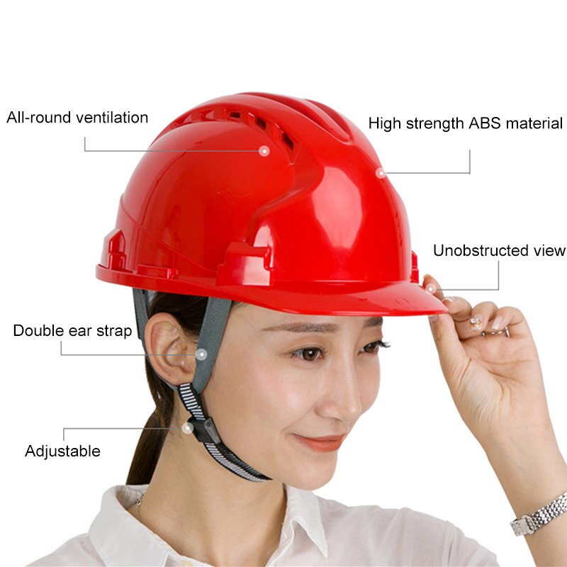 ABS Construction Safety Helmets Electrical Engineering Hard Hat Labor Protective Helmet Men Women Work Cap
