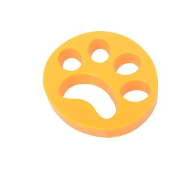 Pet Hair Remover Washing Machine Accessory Cat Dog Fur Lint Hair Remover Clothes Dryer Reusable Cleaning Laundry Dryer Catcher: Yellow 02