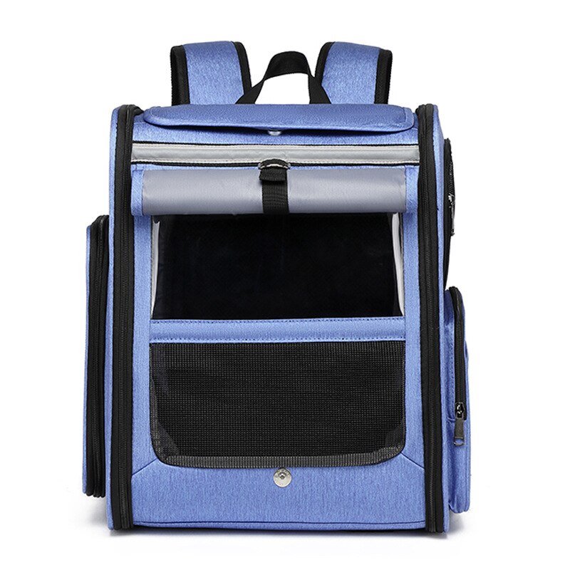 Mochila De Transporte para gatos, bolsa grande y plegable de malla transpirable, para perros pequeños y medianos, transpirable, para mascotas: C