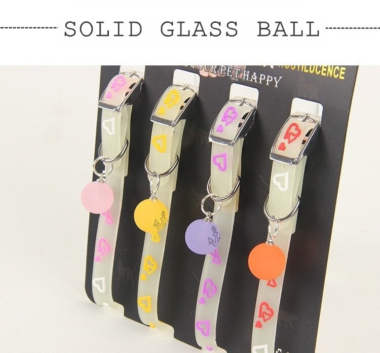 Lichtgevende Kat Kraag Voor Kleine Honden Puppies Kat Rubber Kraag Dierbenodigdheden Product Verstelbare Kerst Decoratie