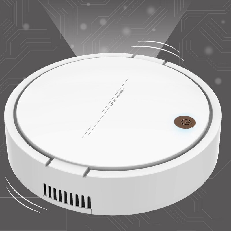 Smart Robot Vacuum Cleaner 2-in-1 Mopping Sweeper Strong Suction Automatic Cleaning Rechargeable Anti-Crash Sweeping