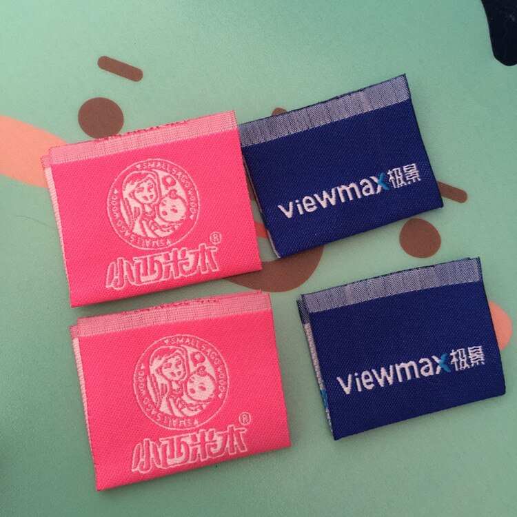 Kleurrijke geweven patch geborduurde patch geweven label print label