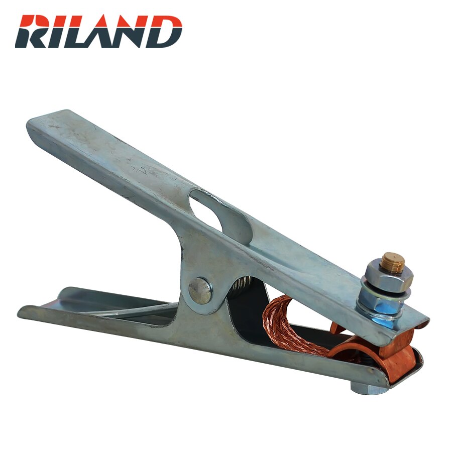 RILAND 300A Earth Clamp For Welding Machines Spring Loaded Ground Clamp