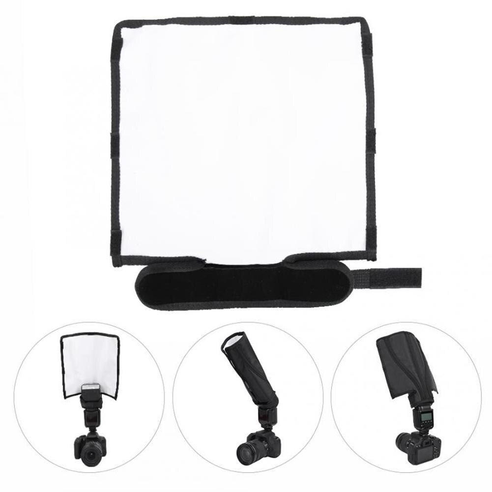 Opvouwbare flitsreflector softbox diffuser speedlite fotografie reflector