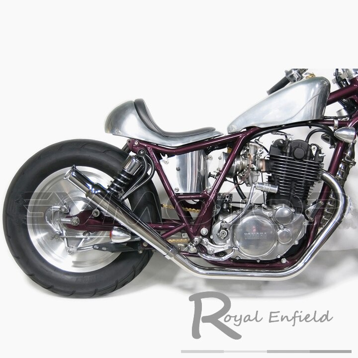 Universal Chrome Motorcycle Mufflers Silencer Motorbike Exhaust Pipe Megaphone Style For Chopper For Bobber Cafe Racer