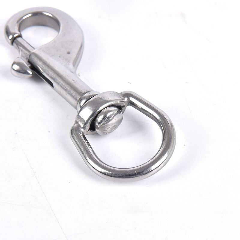 65mm/70mm/80mm/90mm/100mm/120mm Stainless Steel Bolt Snap Hook Clip Diving Singel Hook BCD Accessories Tools