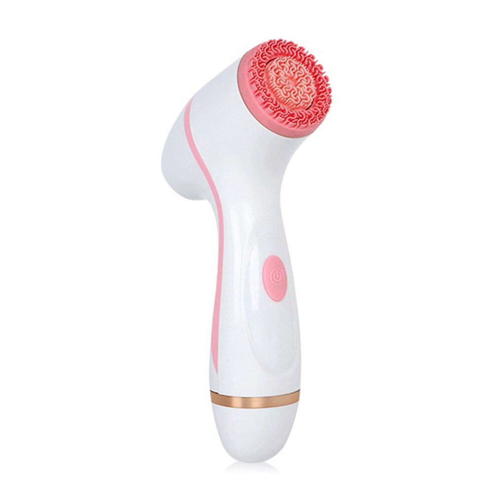 Limpiador Facial eléctrico cepillo de lavado impermeable de silicona masaje Facial limpiador de poros profundos eliminación de puntos negros lavado Facial