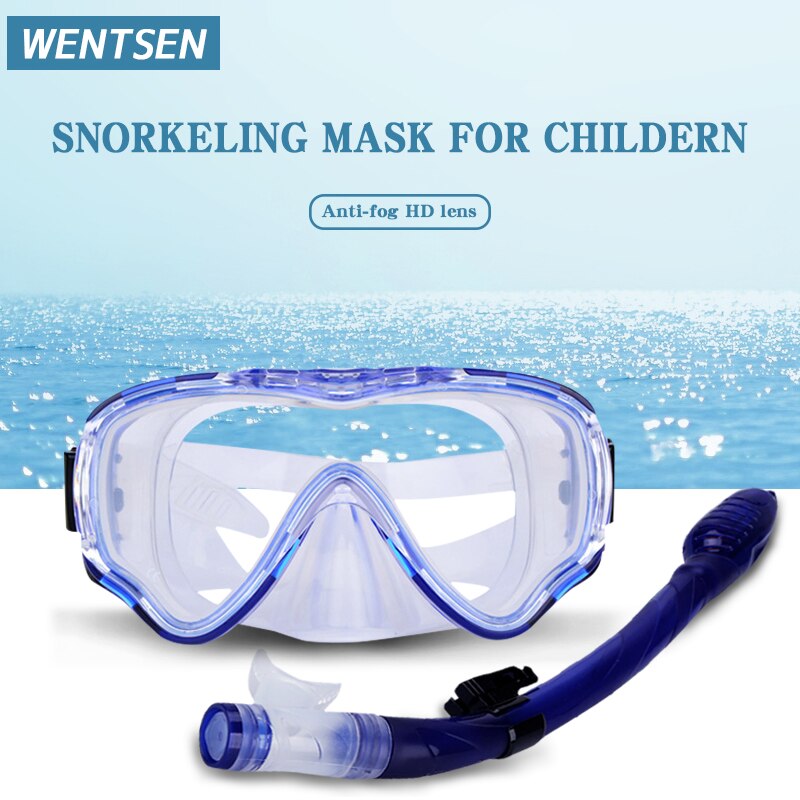 Diving mask kids full face mask for children boy and girls underwater Snorkeling goglese kit Diving Equipment