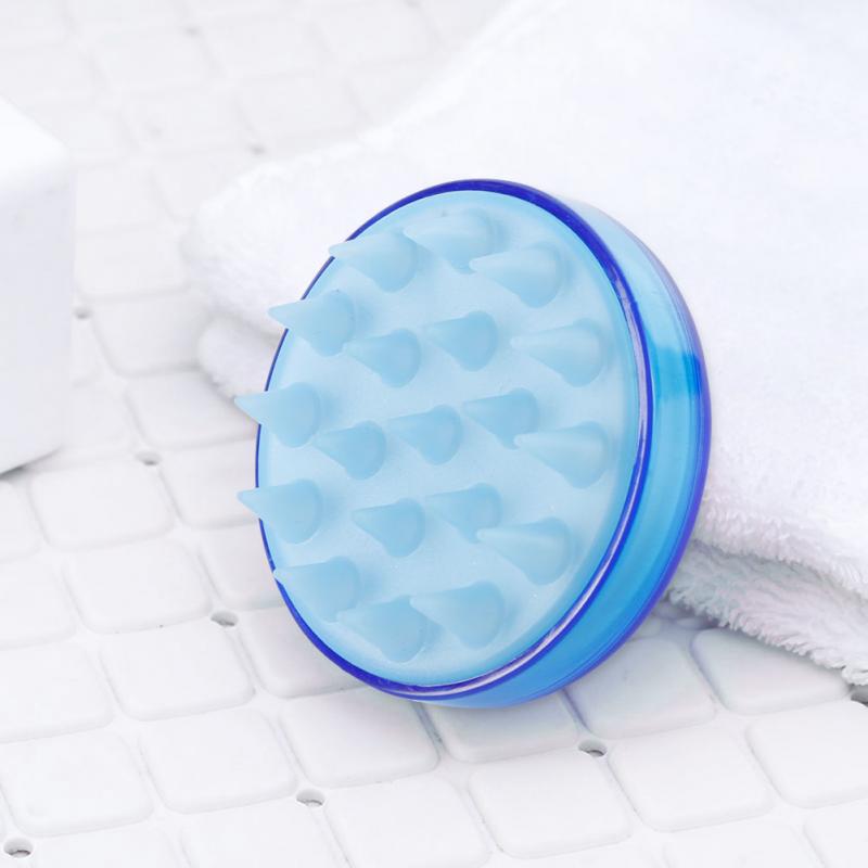 Børn voksen hår vask kam silikone body shampoo hovedbund massage børste air brush kam bløde massager børster rengøring pleje værktøj