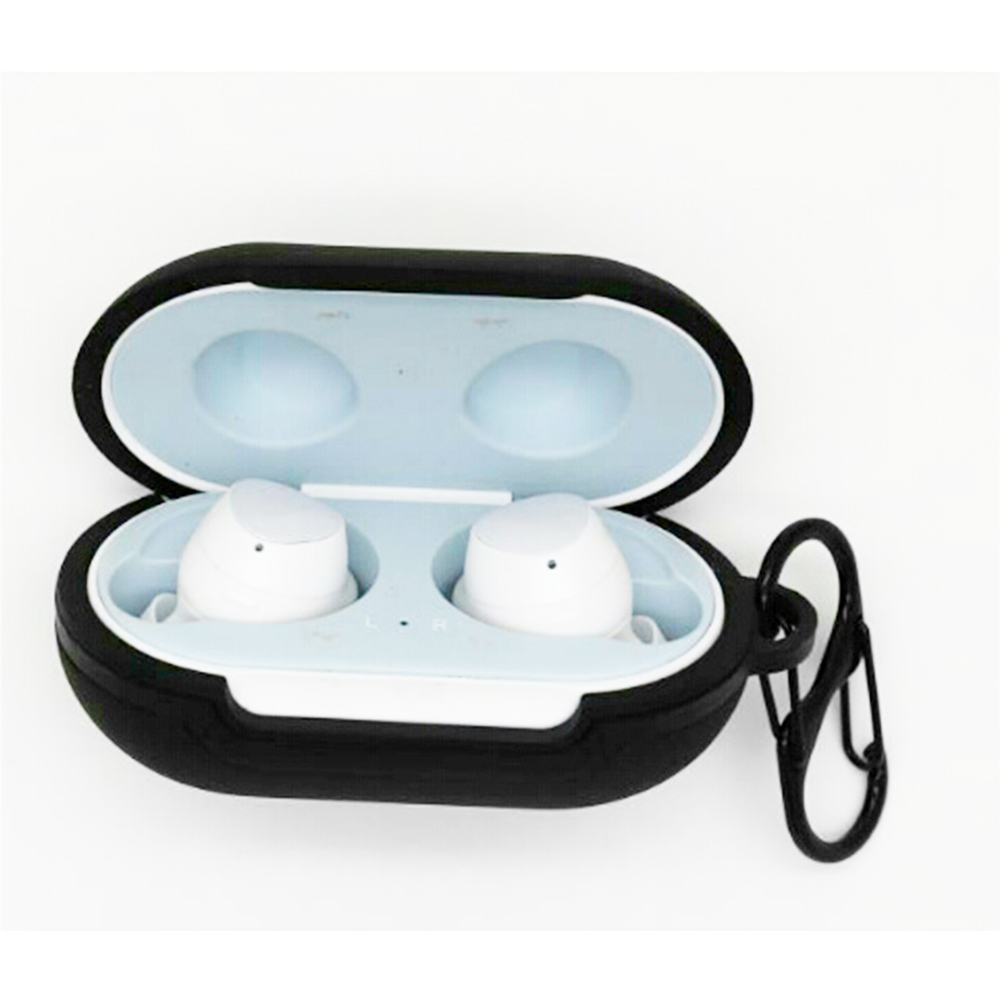 etui ochronne na słuchawki samsung galaktyka pąki, otwierane, silikonowe, wodoodporne i odporne na wstrząsy, z karabińczykiem