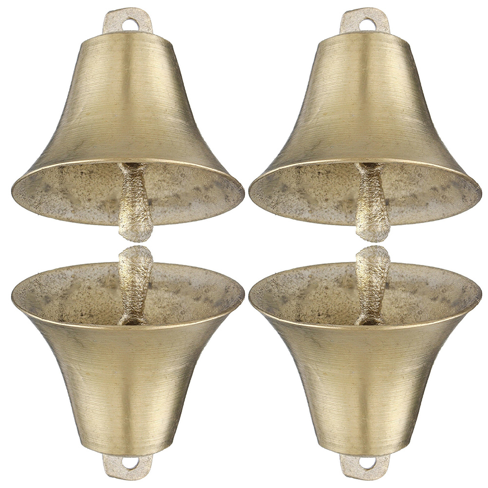 4 stk. lett sauebjelle kubjelle gård tyverisikringsbjelle beitebjelle husdyr hengende bjeller juleklokker festutstyr