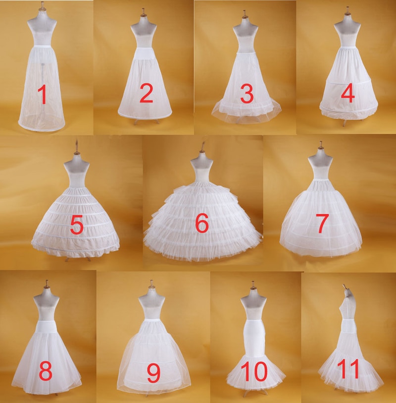 Bryllup underkjole brude bøjle crinoline prom underskørt fancy nederdel slip