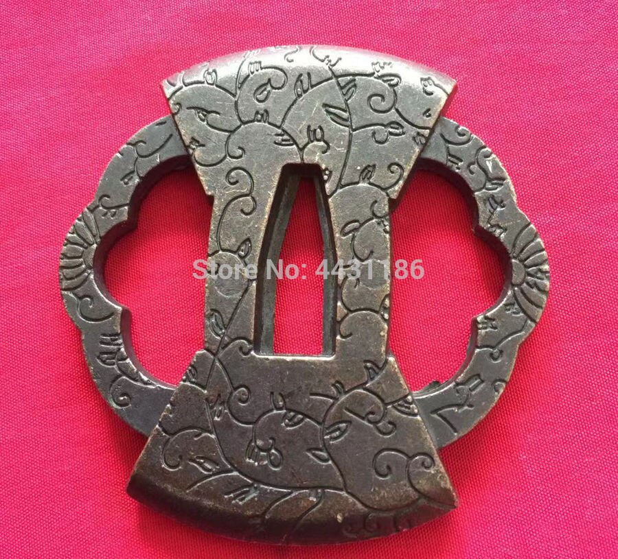 Alloy Tsuba Guard For Japanese Samurai Katana Sword Wakizashi Handmade Fittings Nice Metal Crafts