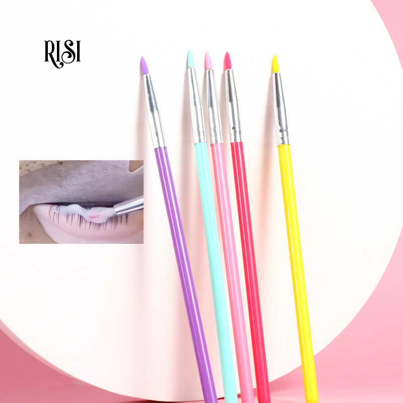 Brosse de lifting des cils en silicone ultra mince, outil coloré, nouvelle solution,