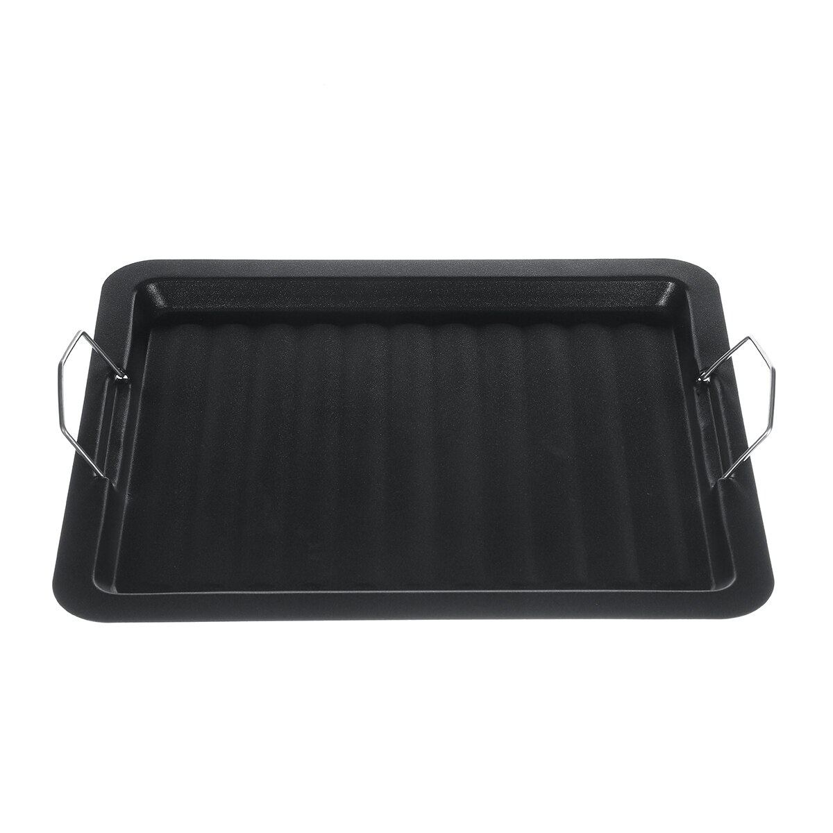 Non-stick Grill For Pan Outdoor Bbq Shopping Rootless Barbecue Plate Accessory Churrasqueira