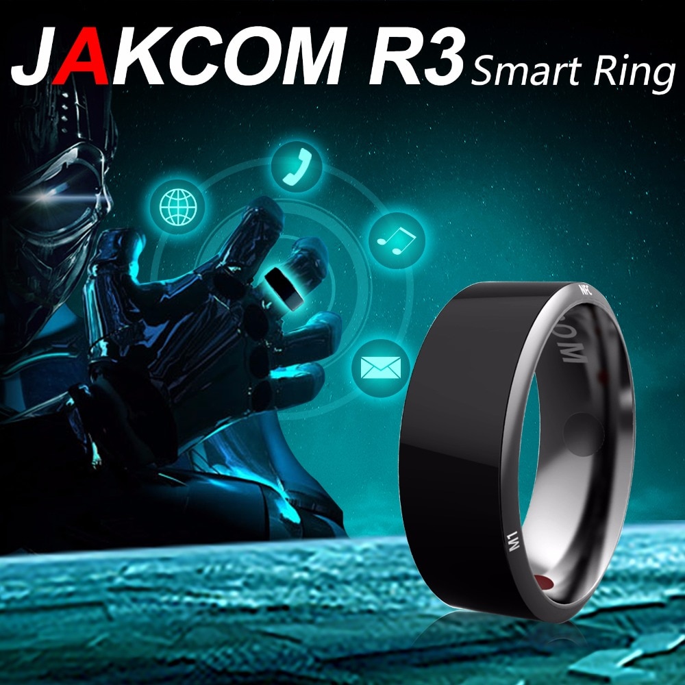 Jakcom R3 Smart Ring 3-proof App Aktiviert Wearable Technologie Magie Ring Für Android Windows NFC Telefon Smart Zubehör