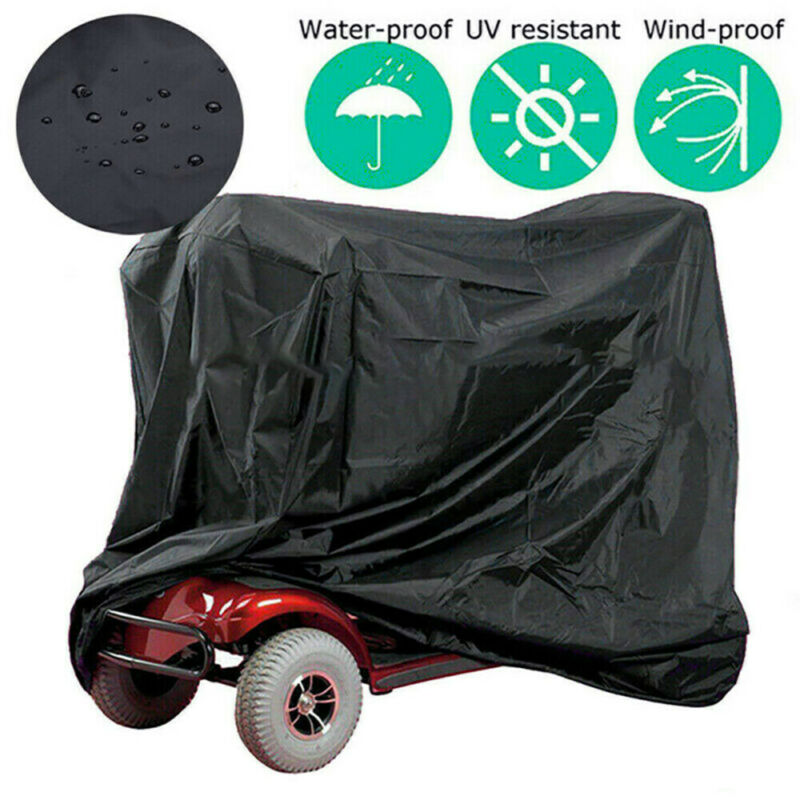 Indoor Outdoor Heavy Duty Folding 190D Oxford Mobility Scooter Storage Rain Covers UV Protector Waterproof Universal