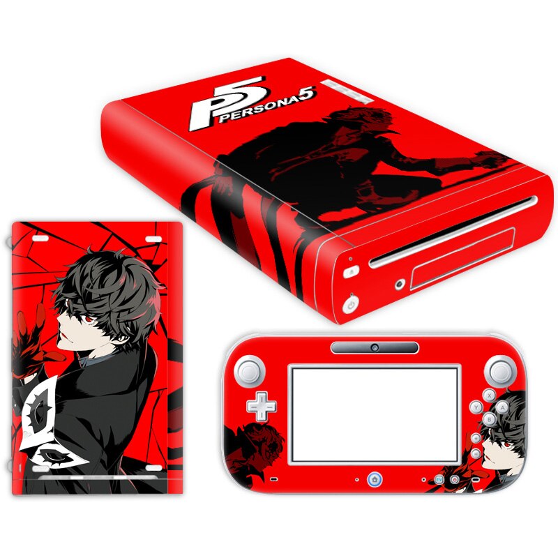 For W ii U Console Cover with Remotes Controller Skins For Nintend w ii u sticker for w ii u skin: TN-WiiU-0197