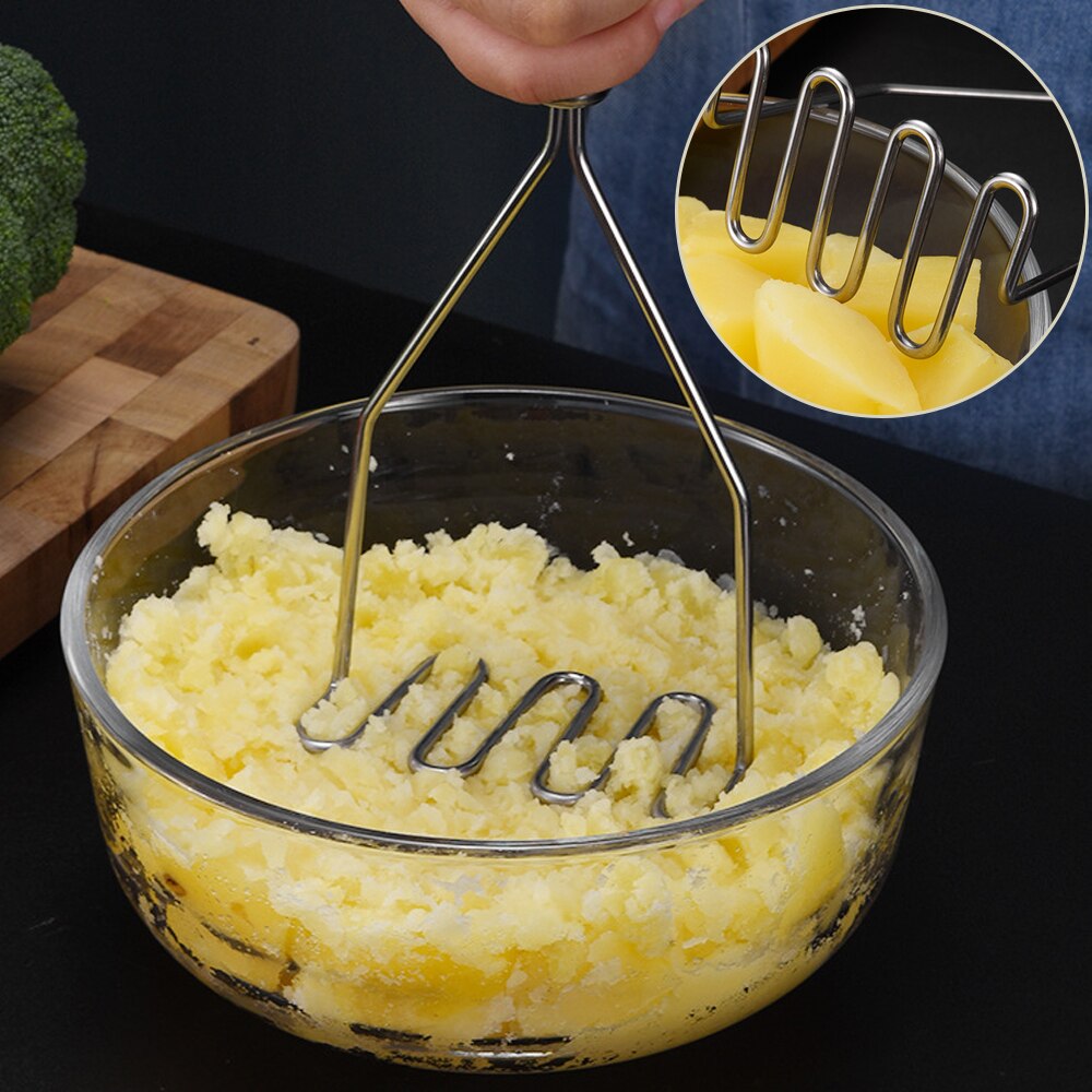 Press Mud Tools, Potato&amp; Avocado Mash Pressed Tools Potato Masher Avocado Masher Stainless Steel Kitchen Accessories