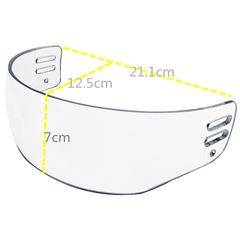 Clear Ice Hockey Helmet Visor for Hockey Eye Protection