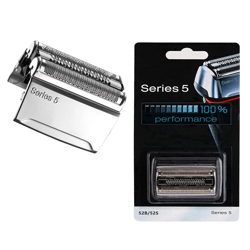 52s stk . udskiftningsbarberhoved til braun series 5 5020/5020s,5030/5030s,5040,5090/5190cc,5040/5140s,5030s,5147s,5145s,5195cc,5197cc