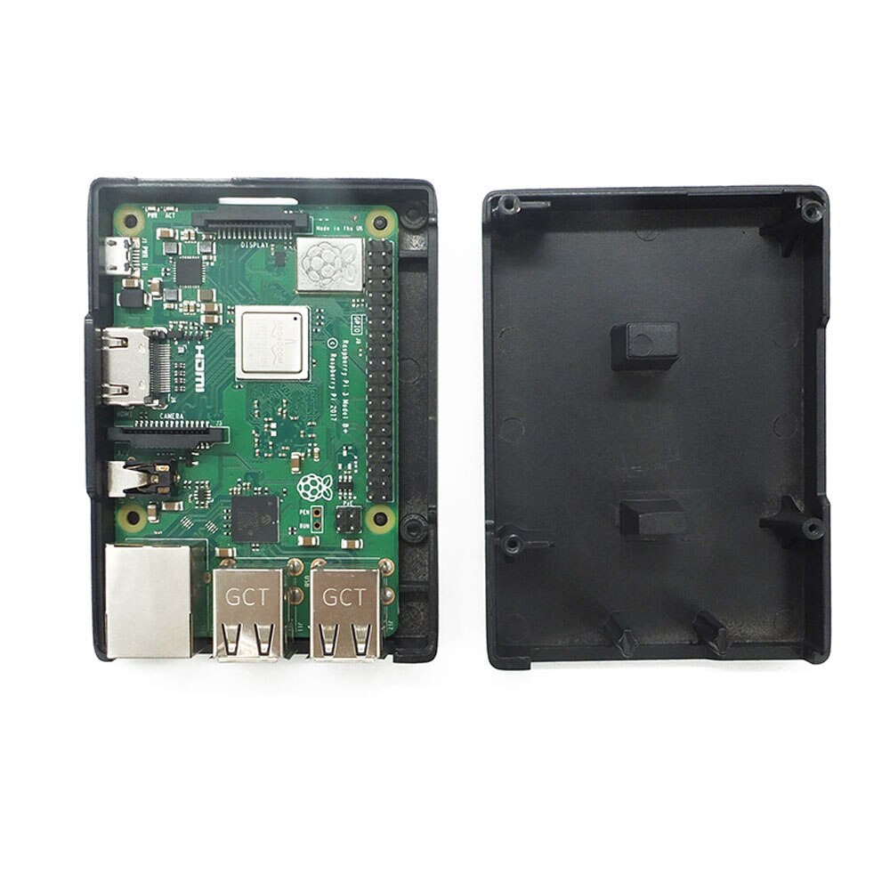 Raspberry Pi 4 Model B Aluminium Zwart Zilver Case Rpi 4B 3B Metalen Behuizing Zilveren Box Voor Raspberry Pi 3B/3B +/4B